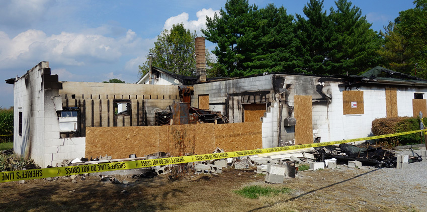 Custom Wood Shop, Gunstock Plus, Destroyed in Fire