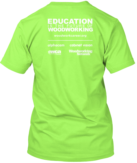 I Heart Woodworking: Buy a T-shirt and Win at IWF 2014