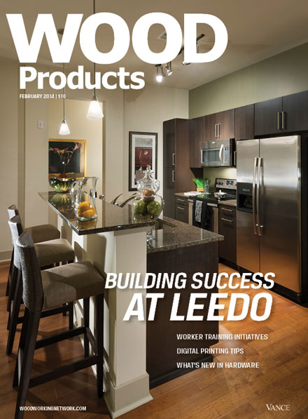 Leedo Cabinetry Headlines Wood Products' February Issue: Online