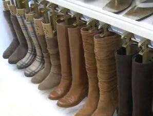 $100,000 Luxury Closet Features Hanging Boots