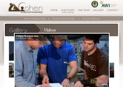 Cohen Woodworking website relaunched