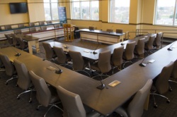 Dovetail Gallery Creates Unique Conference Table for Mercyhurst
