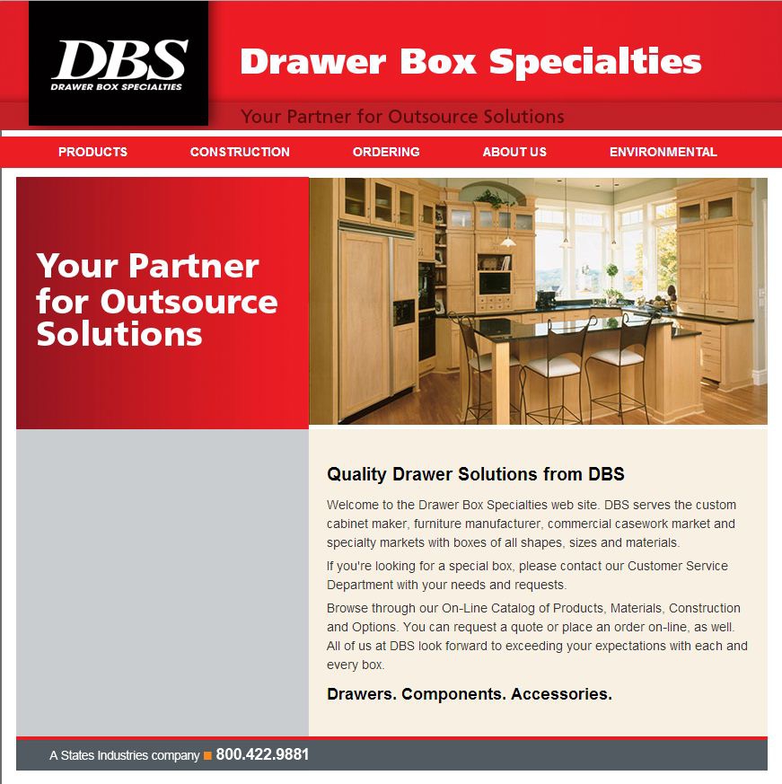 Drawer Box Specialties Launches Redesigned Website