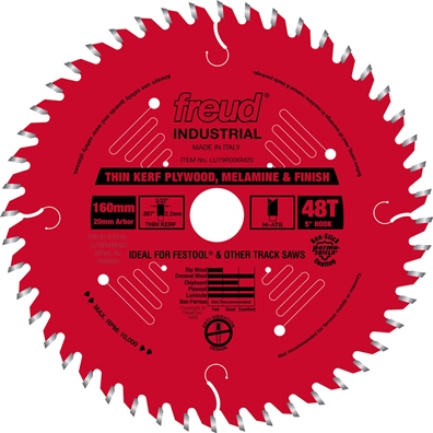 Freud's Tracksaw Blade Series Features Anti-Vibration Design