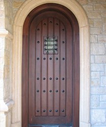 Grand Doors offers wrought-iron, hand-carved doors