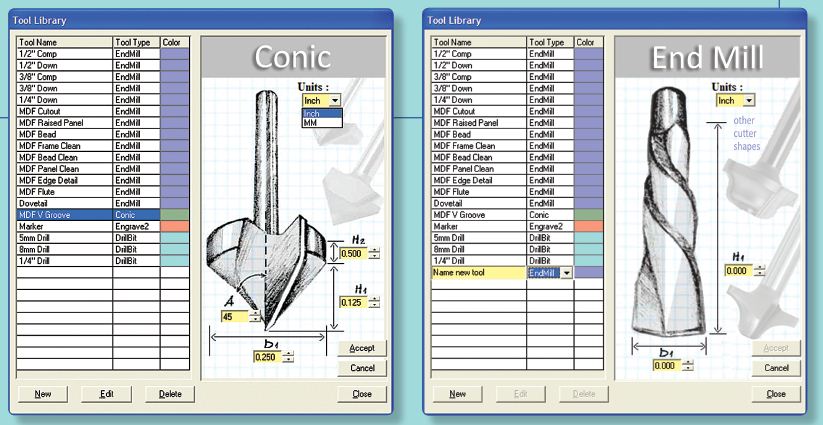 One Button CNC Tool Interface Software