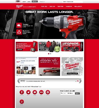 Milwaukee Tool Corp. Introduces Revamped Website