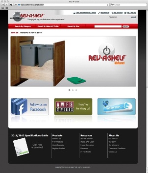 Rev-A-Shelf redesigns website