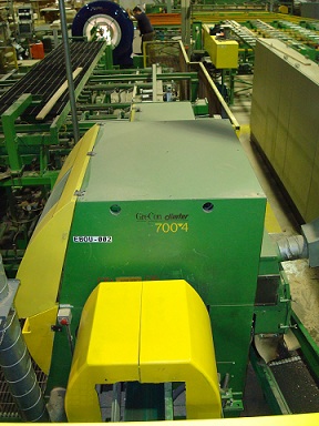 Cut-Off Saw Retrofit Designed to Increase Speed And Yield