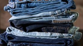 Blue jeans from UGA study (photo by Andrew Davis Tucker/UGA)
