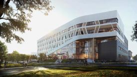 Mass timber academic building built on two-eyed seeing concept.
