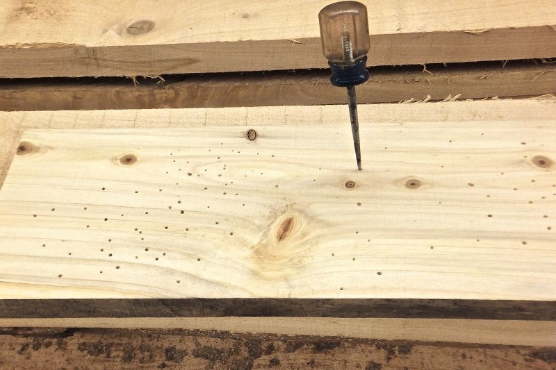 How To Make Realistic Worm Holes In Wood Part Two Woodworking