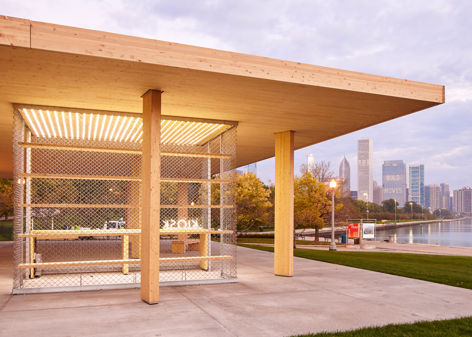 Chicago Biennial Scores Winning CLT Wood Structure ...